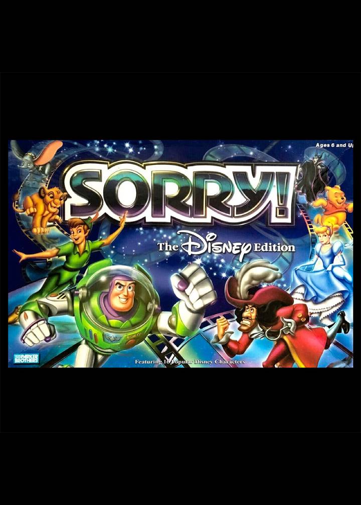 Board Game Box of Disney Sorry!